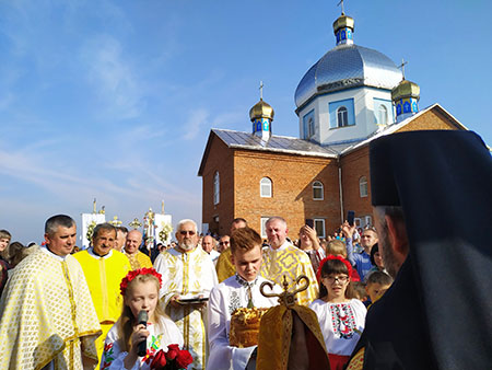 Освячення Храму у с. Возилів Золото-Потіцького деканату