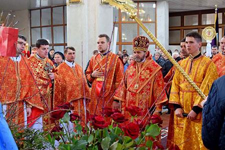 Вечірня з виставленням Плащаниці в м. Чорткові