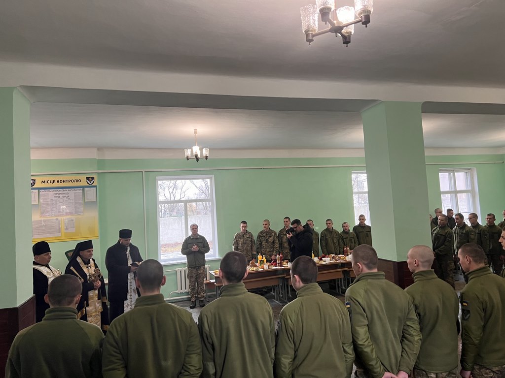 Навечір'я Різдва у військовій частині в м. Чорткові