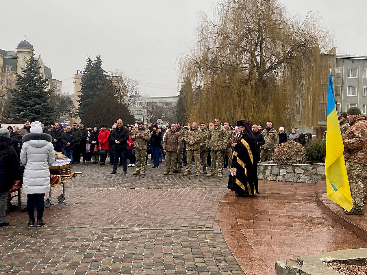 Чин Панахиди за душу воїна-героя Андрія Боруха