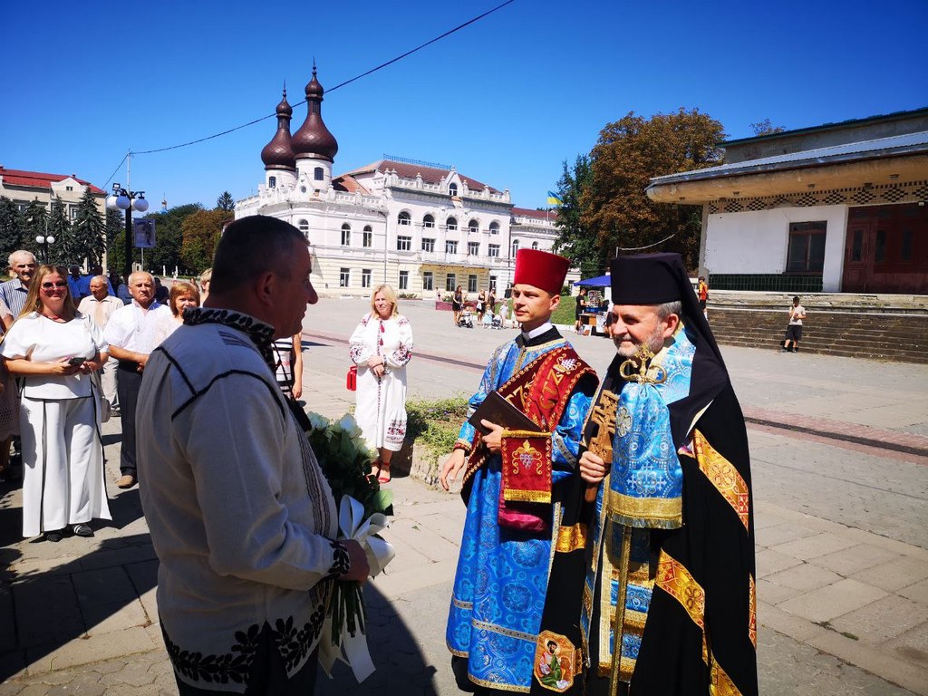 Освячення іконостасу в храмі Успіння Пресвятої Богородиці м. Борщів